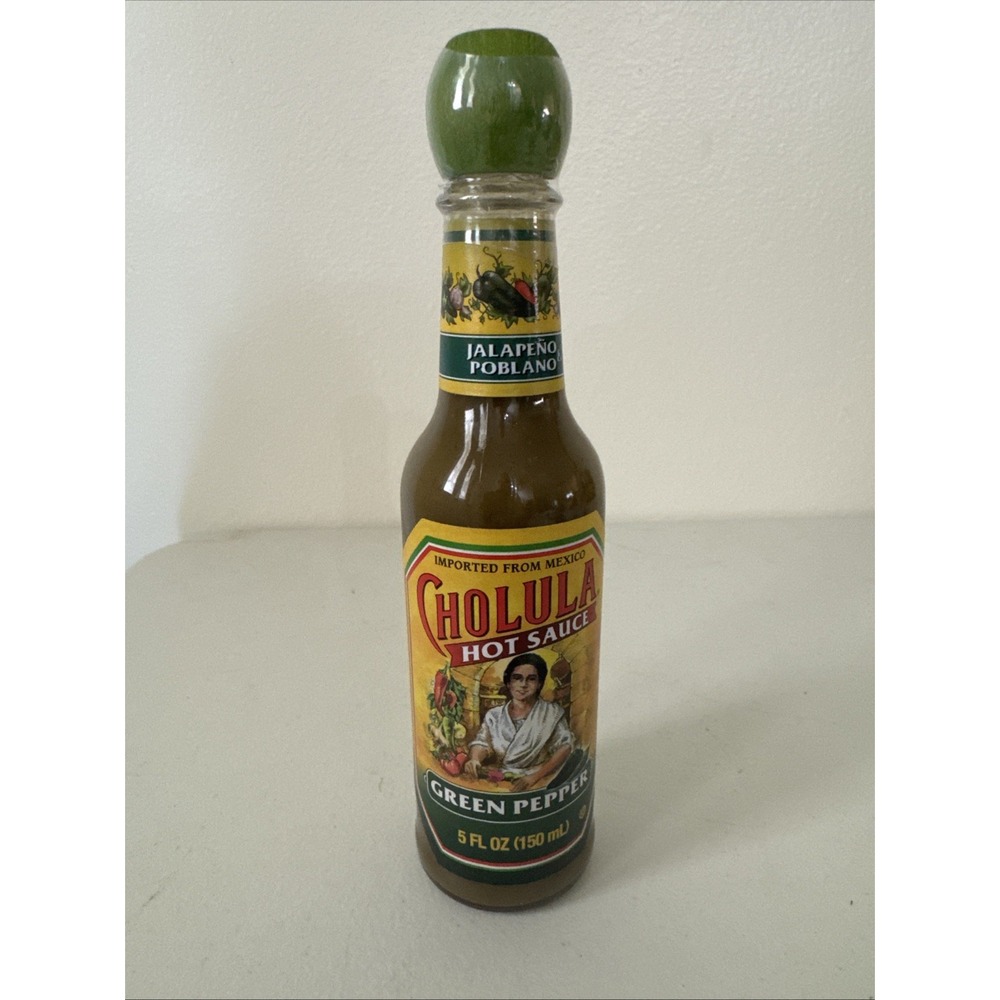 Cholula Hot Sauce Green Pepper 5 Fluid Ounce 150 Ml